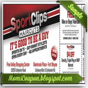 Sports Clips 10 Off Coupon Code Moving February 2015 Printable Sports