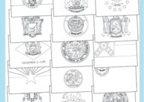 Free Printable State Flags Coloring Pages
