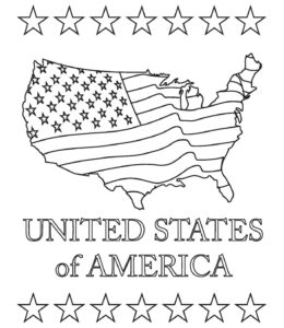 State Flags Of The Usa Coloring Pages