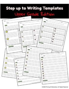 Step Up To Writing Templates By Ashley Hasart Teachers Pay Teachers