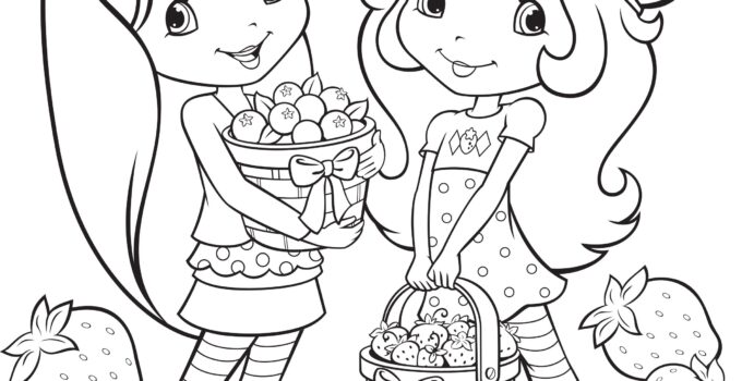 Free Printable Coloring Pages Strawberry Shortcake