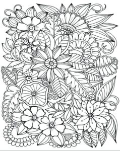 Stress Relief Coloring Pages Printable At GetColorings Free