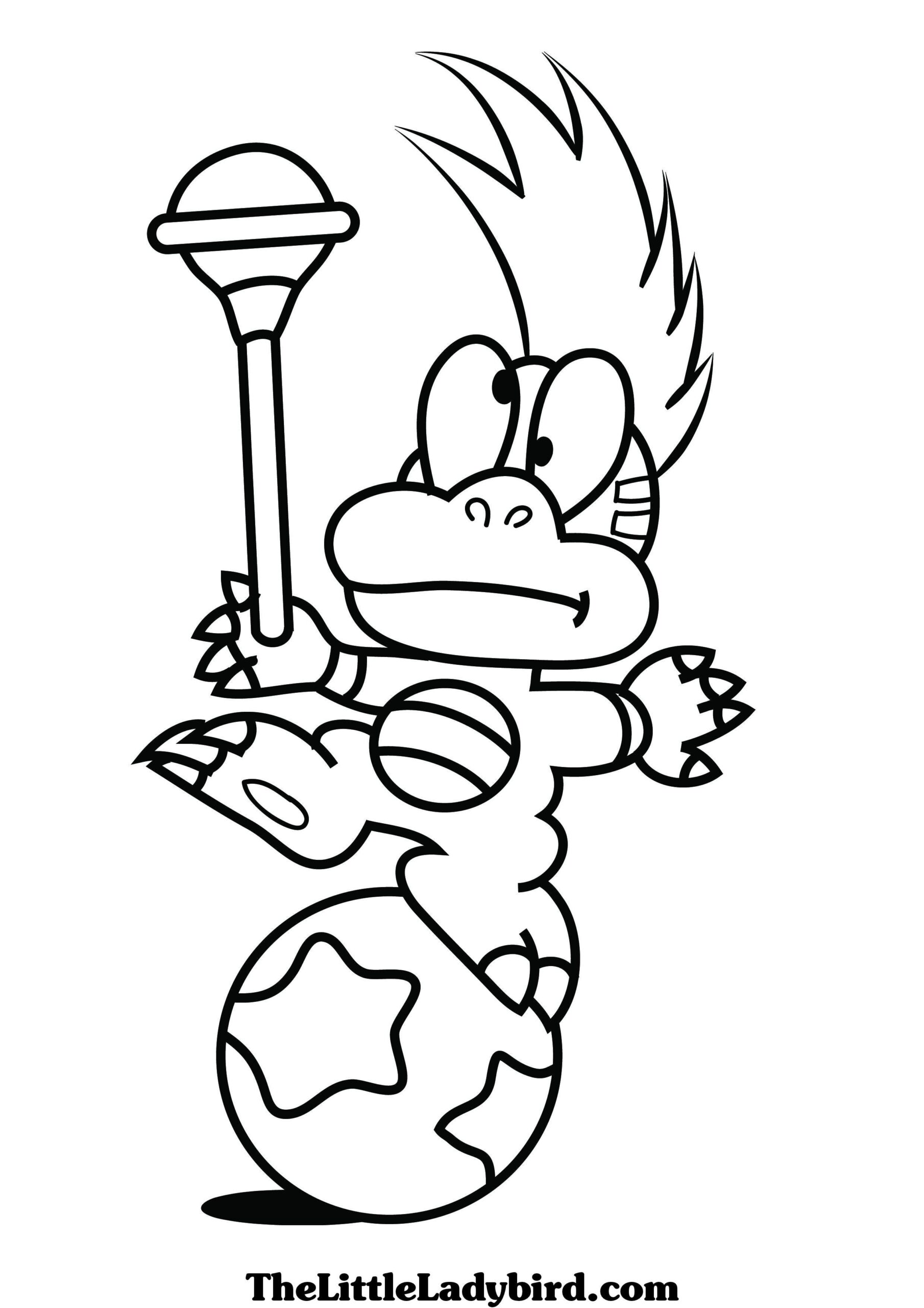 Super Mario Coloring Pages Free Printable