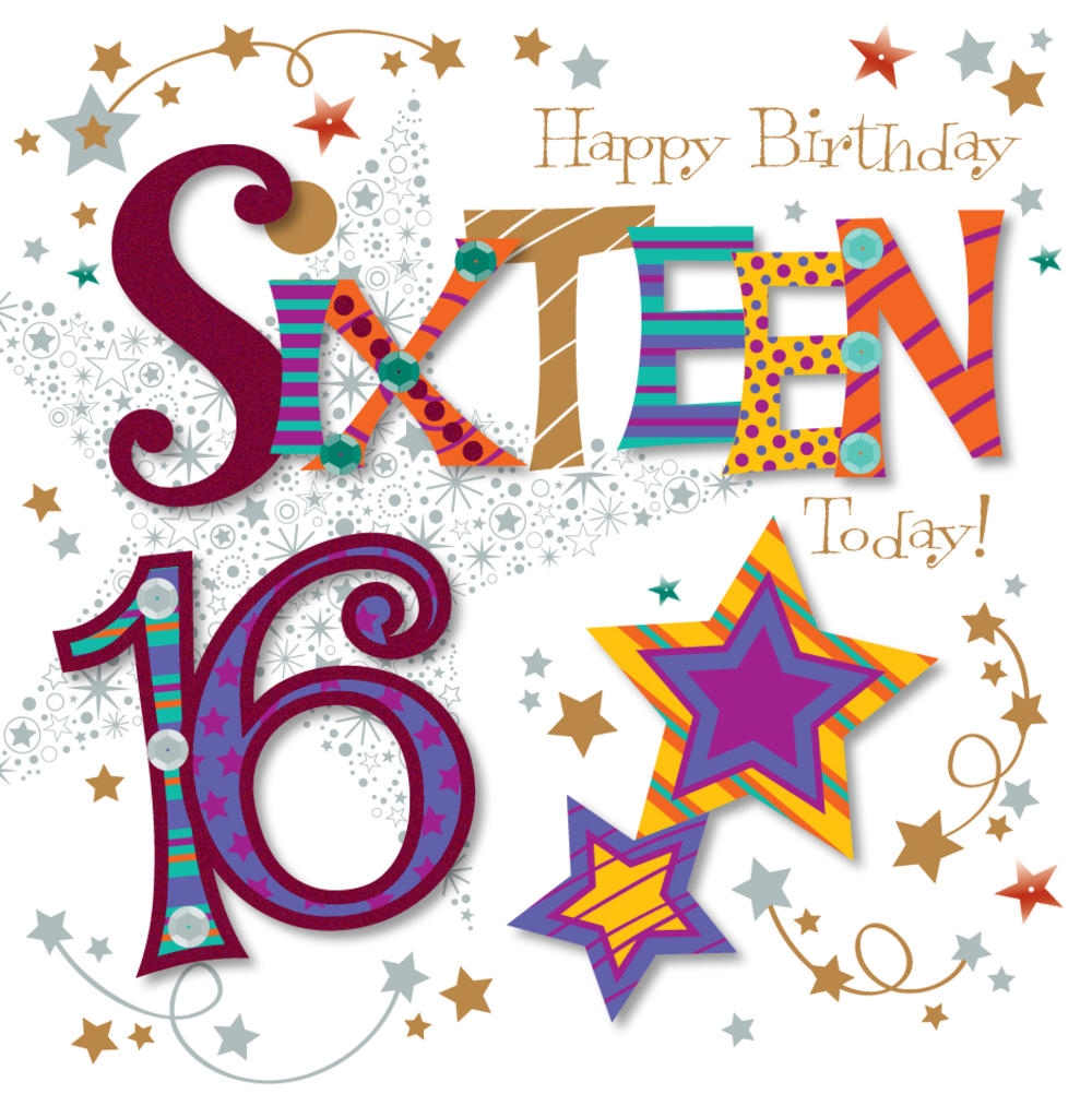 Sweet 16 Birthday Cards Free Printable