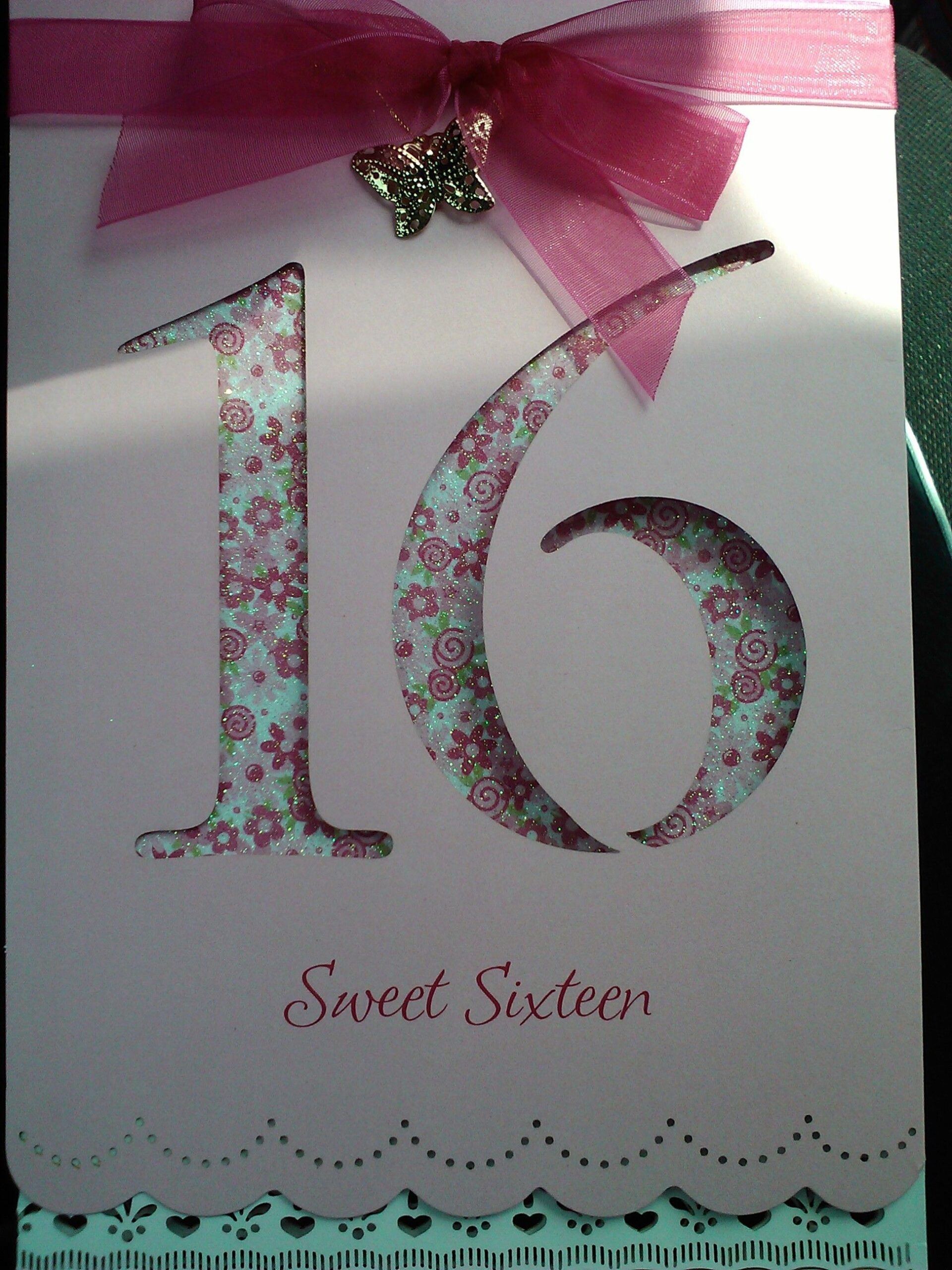 Sweet 16 Free Printable Birthday Card Greetings Island 16th 30 