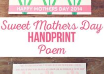 Free Printable Mother’S Day Handprint Poem