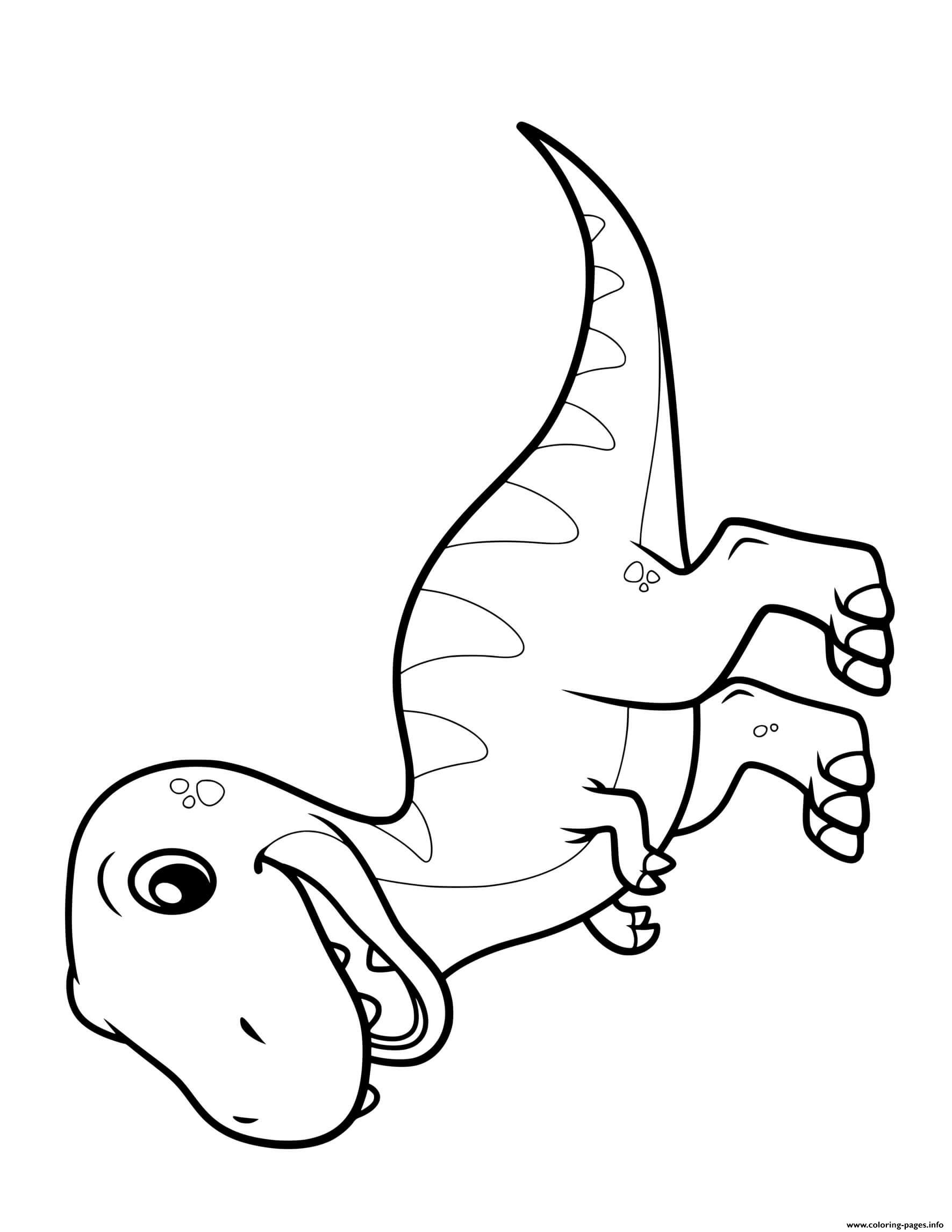 Free Printable T Rex Coloring Pages
