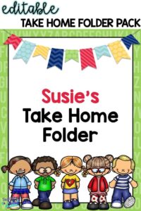 Take Home Folder Cover Template Free