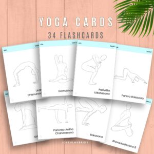 Tarjetas Imprimibles De Posturas De Yoga Nivel 2 34 Asanas Etsy Espa a