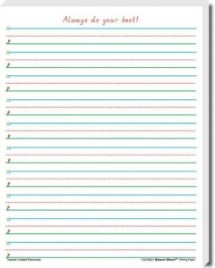 Teacher Created Resources Smart Start 1 2 Writing Paper 100 Sheets