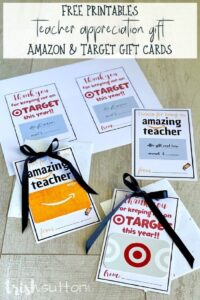 Teacher Gift Free Printable Target Gift Card Thank You Artofit