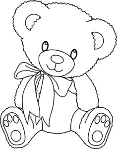Teddy Bear Coloring Pages Printable