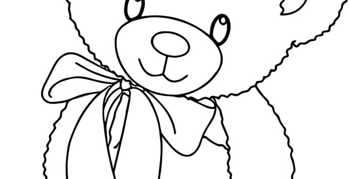 Free Printable Teddy Bear Coloring Pages