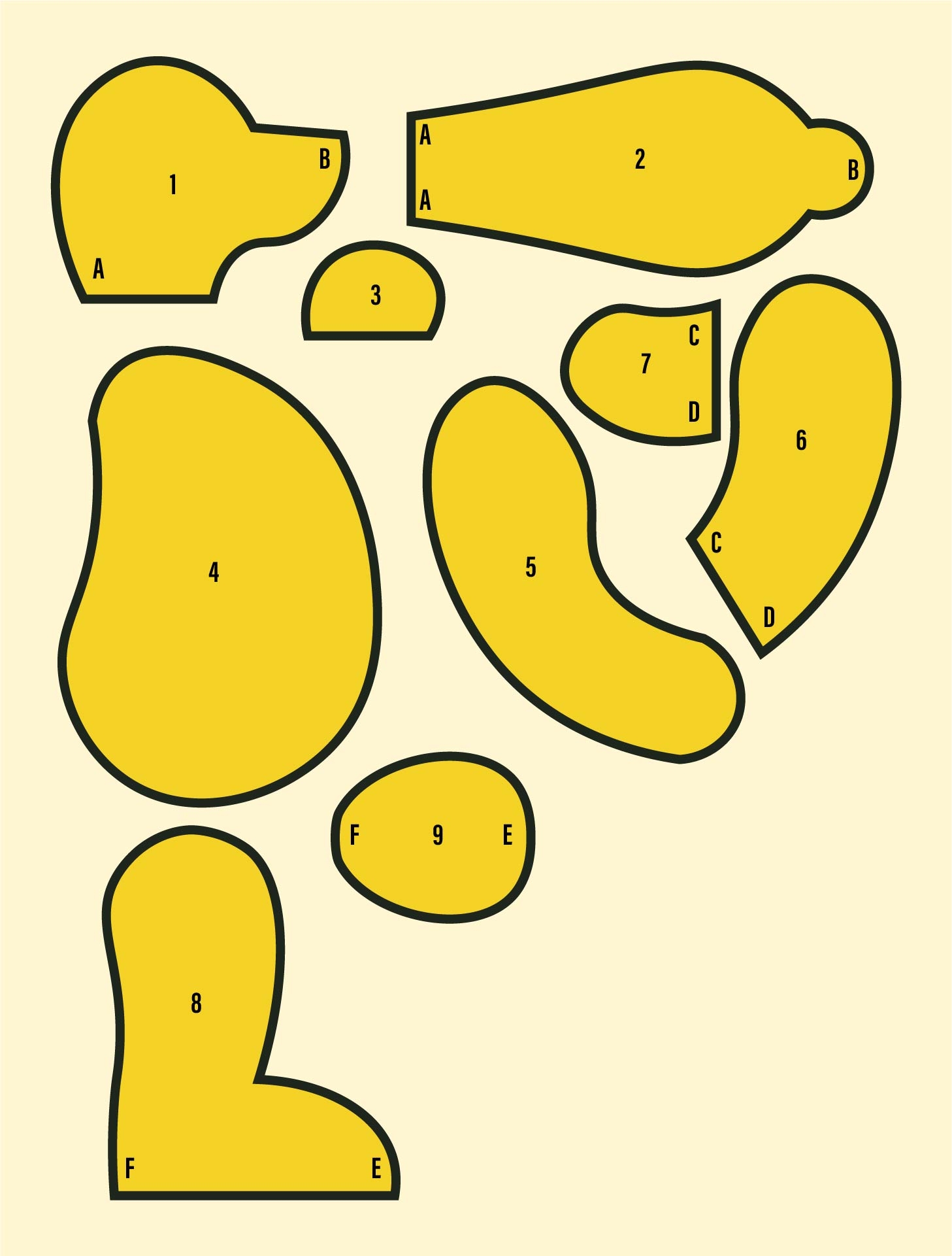 Teddy Bear Sewing Pattern 10 Free PDF Printables Printablee