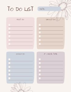 Template Free Printable To Do Lists To Get Organized At Christie Hayes Blog