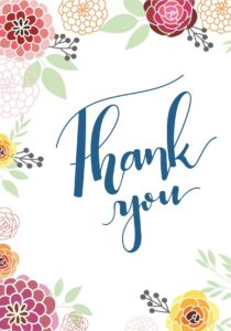 Thank You Card Template Printable