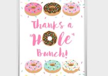 Thanks A Hole Bunch Free Printable
