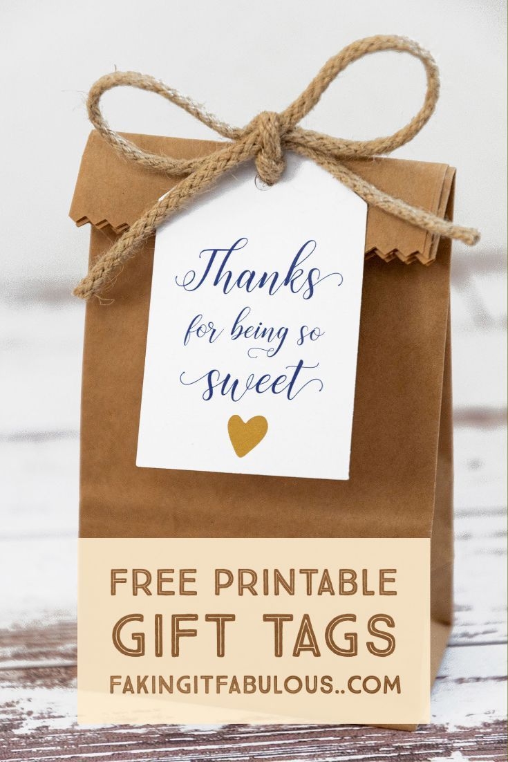 Thanks For Being So Sweet Free Printable
