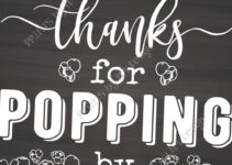 Thanks For Popping In Free Printable
