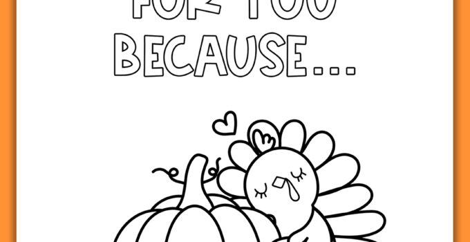 Free Printable Thanksgiving Cards To Color