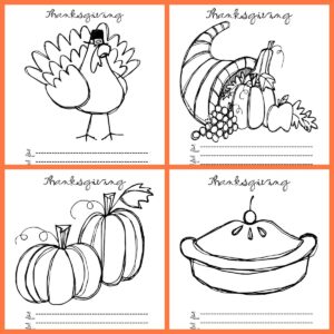 Thanksgiving Free Printable Coloring Pages