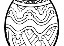 Easter Egg Coloring Sheets Free Printable