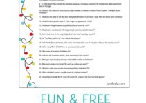 Free Printable Adult Christmas Party Games