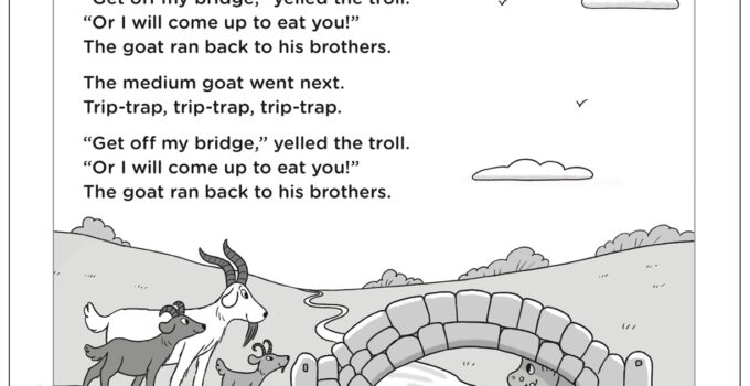 Three Billy Goats Gruff Story Printable Free