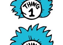 Free Thing One And Thing Two Printable