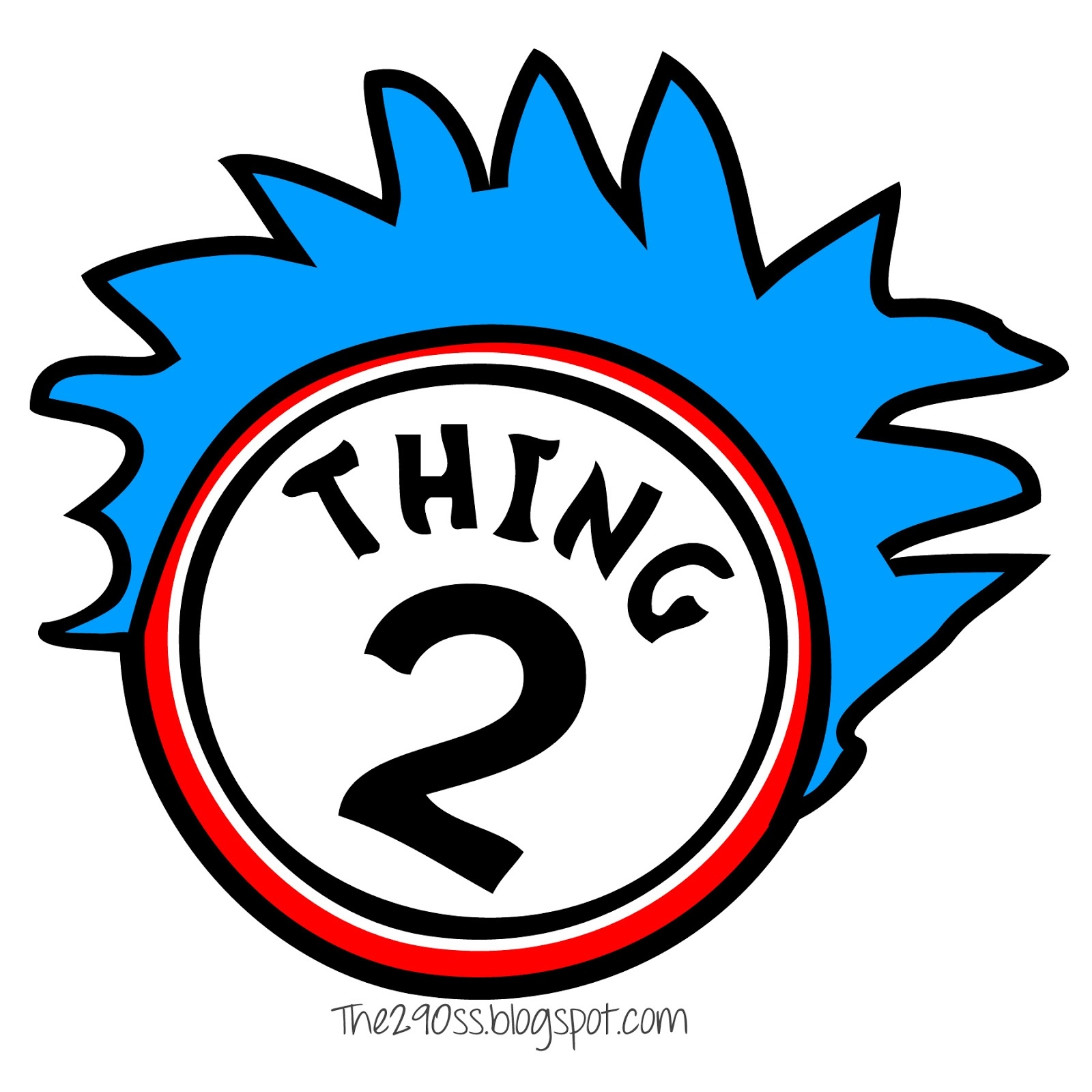 Thing 1 And Thing 2 Printable Free