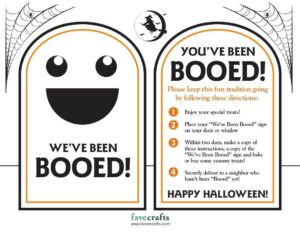 This Scary Cute quot You 39 ve Been Booed quot Free Printable Sign Is Perfect For