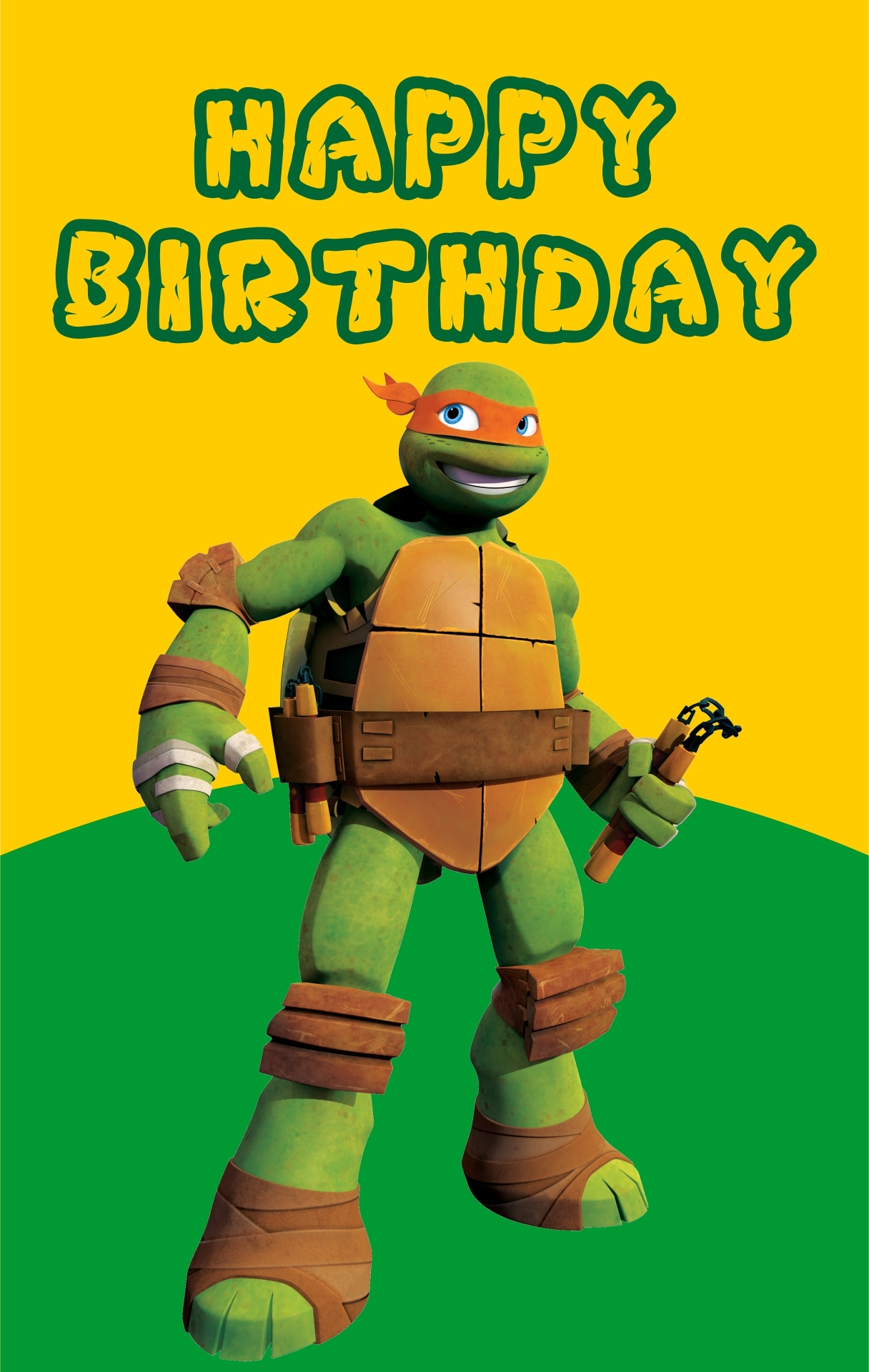 TMNT Birthday Cards Birthday 10 Free PDF Printables Printablee