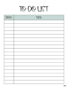 To Do Lists 31 FREE Printables Printabulls