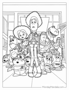Toy Story Coloring Pages Printable Free Printable Calendars AT A GLANCE