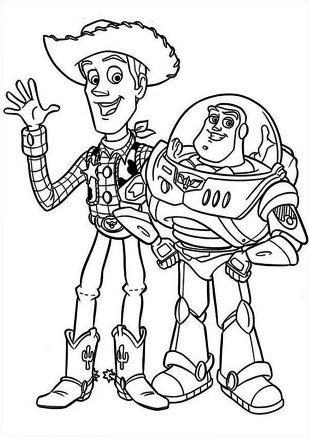 Toy Story Coloring Pages Printable Free