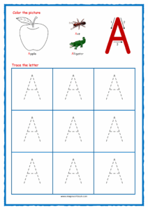 Tracing Letter Worksheets