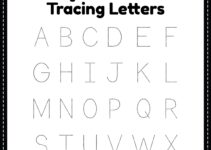 Free Printable Letter A Tracing Worksheets