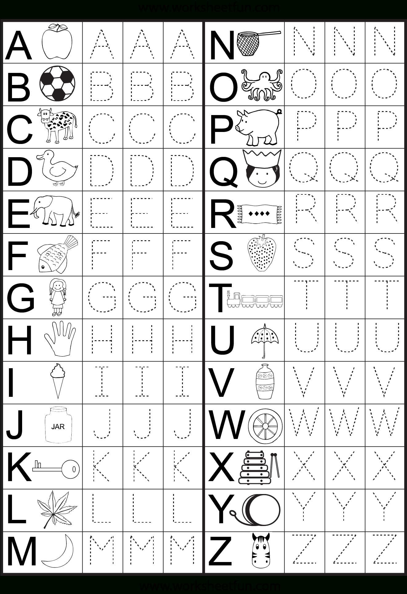 Free Printable Traceable Letters And Numbers