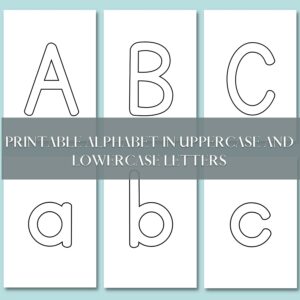 Uppercase A4 Size Printable Alphabet Letters Printable Free Templates