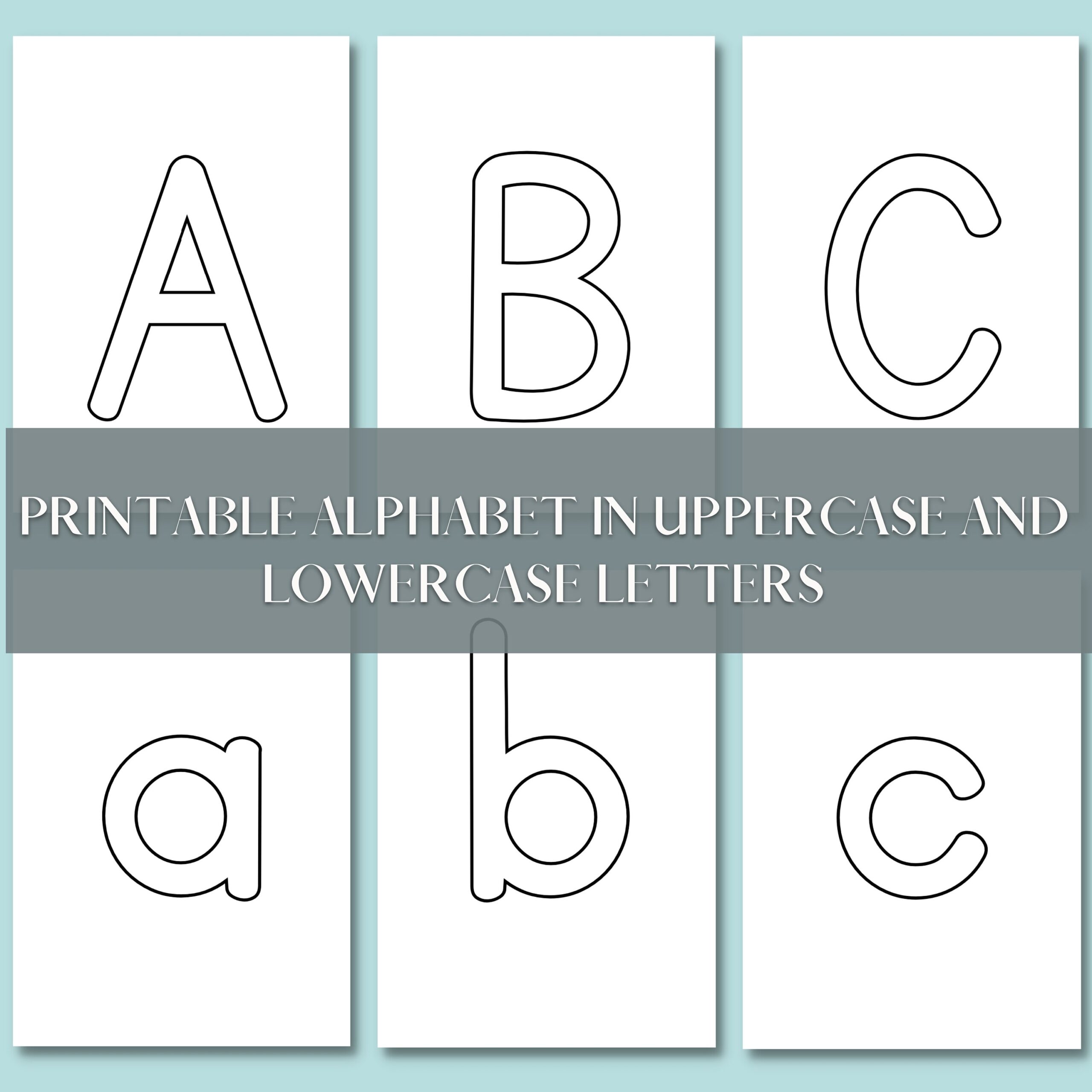 Free Printable Alphabet Letters Upper Case