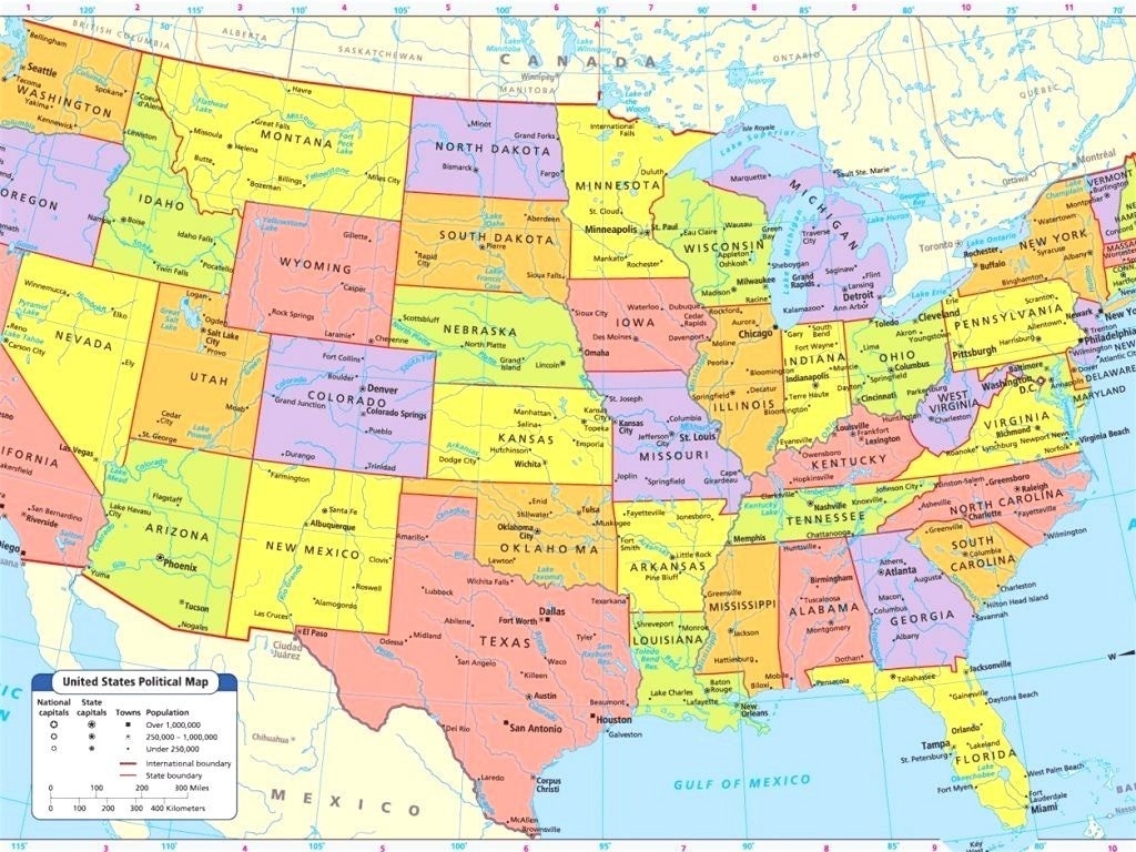 Free Printable Us Maps With States