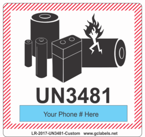 Usps Lithium Battery Label Printable Label Printable
