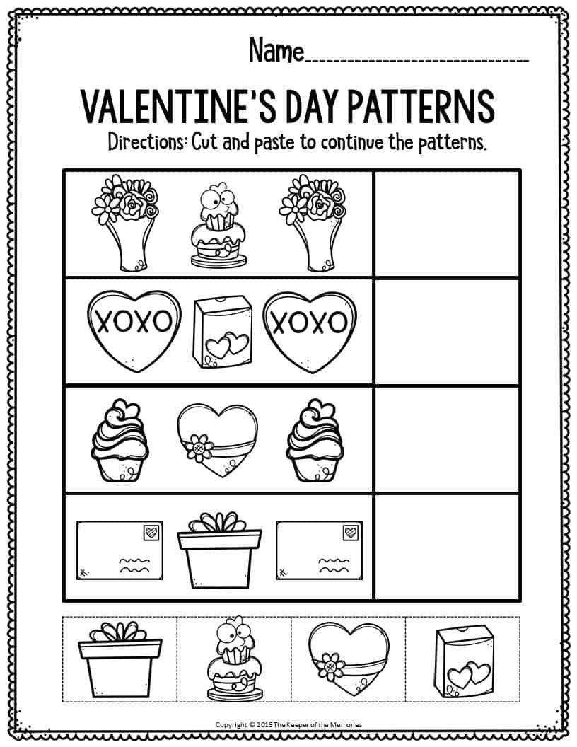 Valentine 39 s Day Worksheets Free Printables