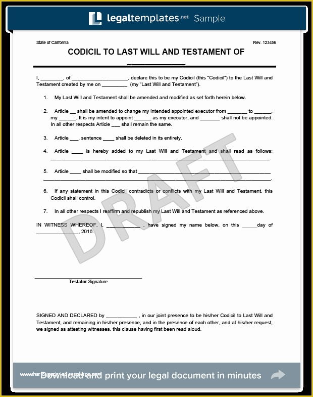 Free Printable Will Forms Washington State