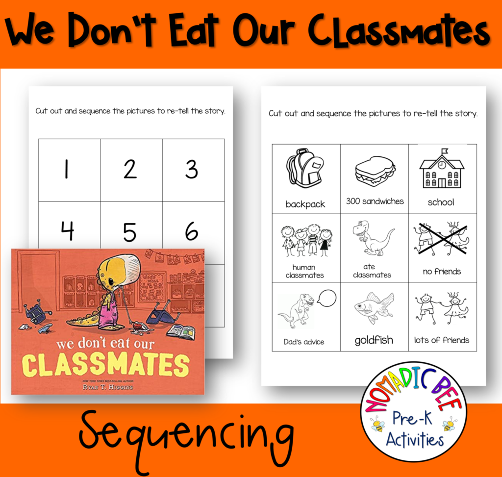 We Don 39 t Eat Our Classmates Printable NBpreKactivities
