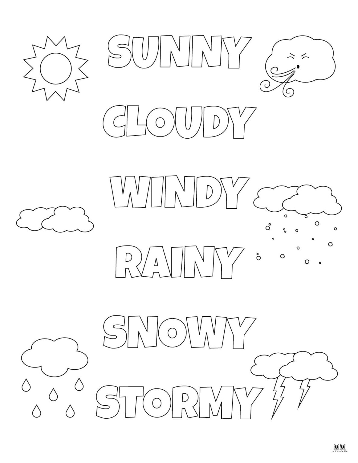 Free Printable Weather Worksheets For Kindergarten