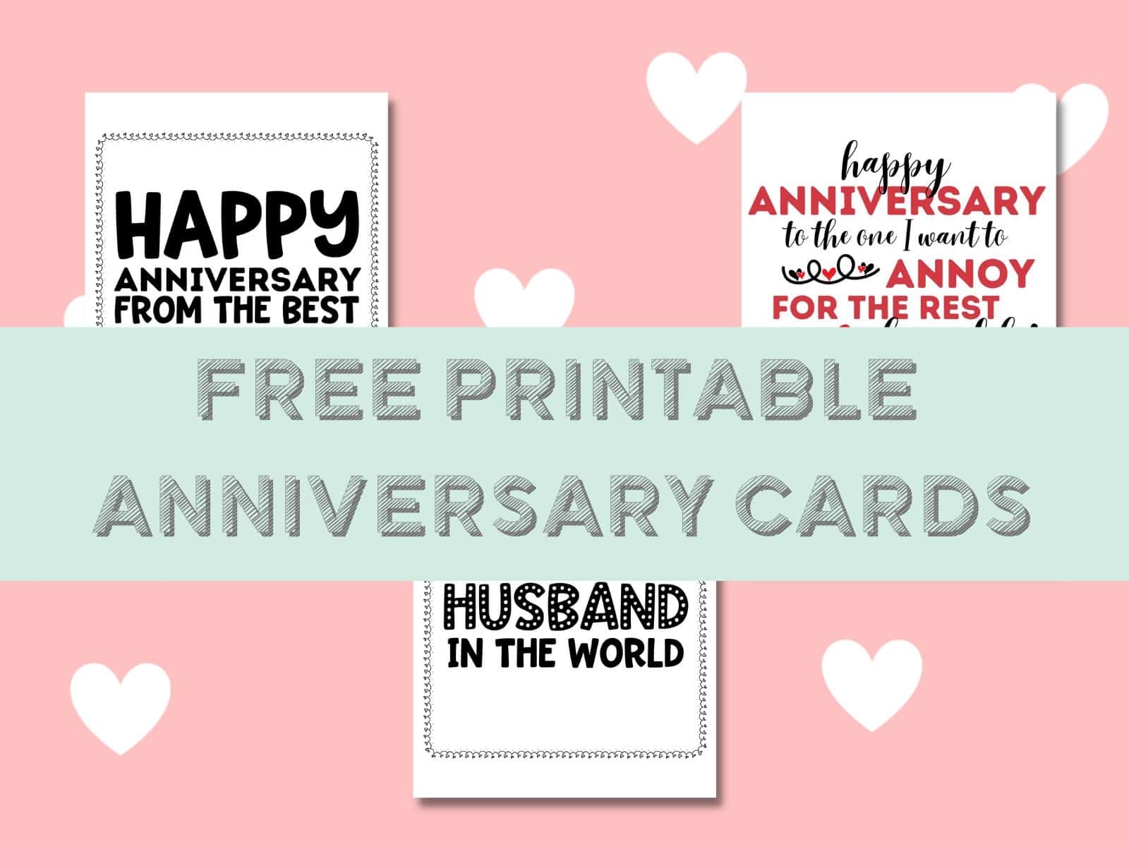 Wedding Anniversary Cards For Husband Printable