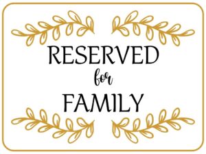 Wedding Reserved Signs 14 Free PDF Printables Printablee
