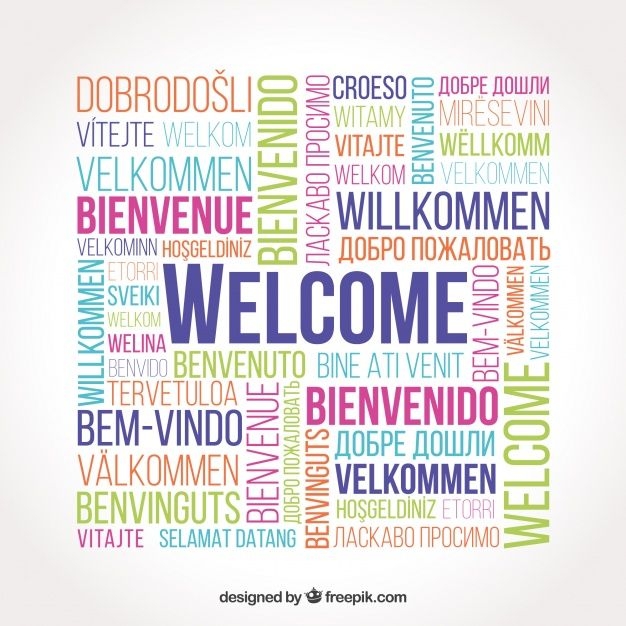 Welcome Poster In Different Languages Printable Free Printable Templates