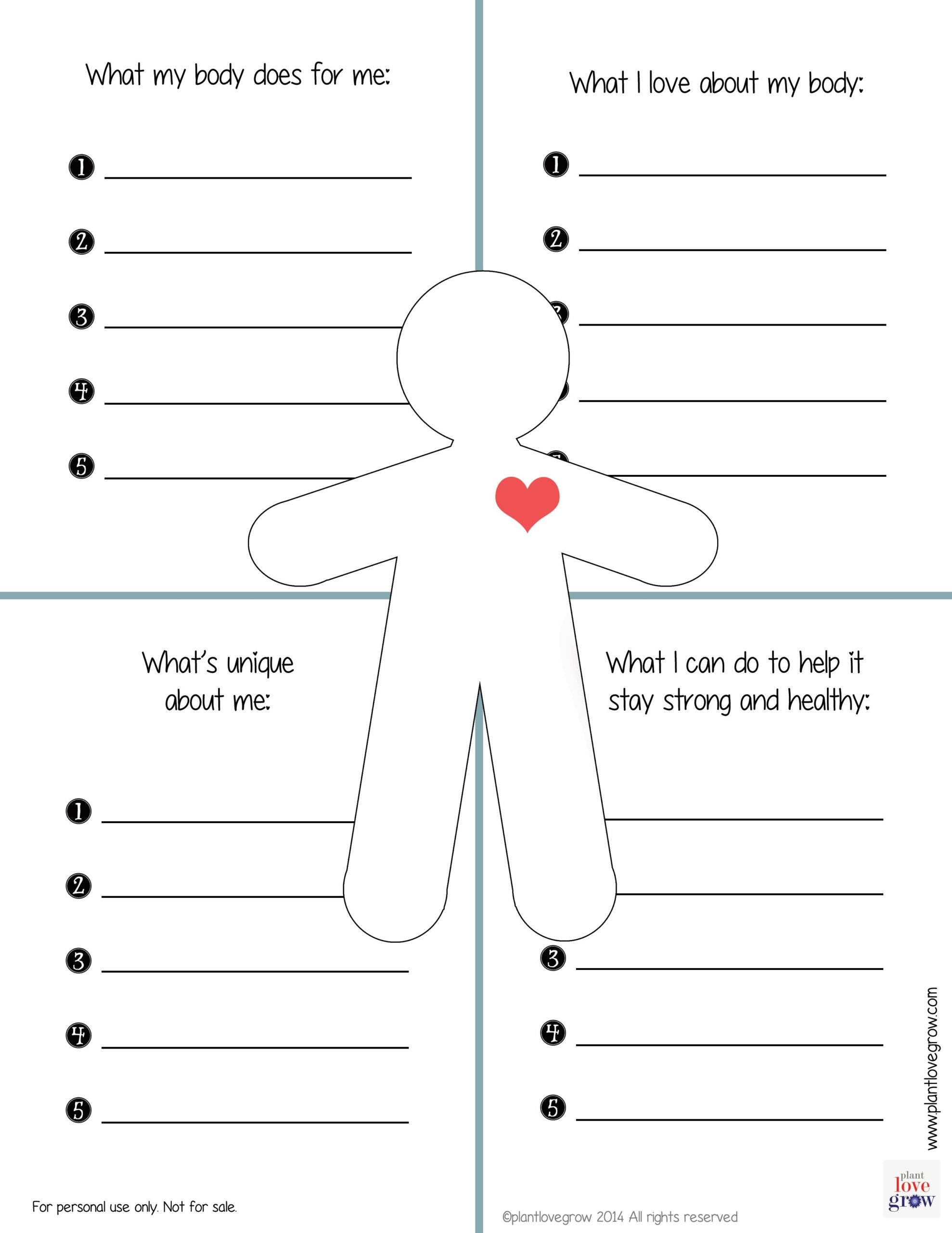 What My Body Does For Me What I Love About My Body What 39 s Unique 